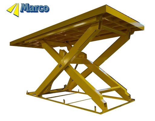 Beli M7 Heavy Duty Stasioner Hydraulic Scissor Lift Table Kapasitas Tingkat Berat Khusus pembuatan online