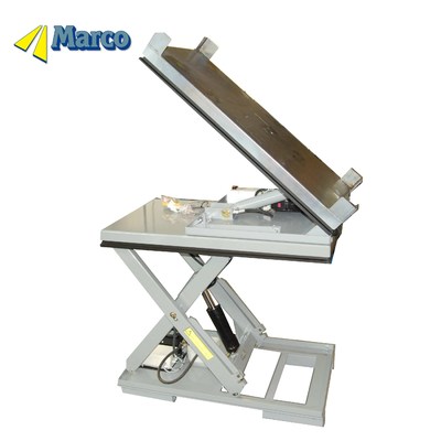 Beli Marco Customsized 40 Degree Tilt Pallet Hydraulic Scissor Lift Meja Gudang Crane pembuatan online