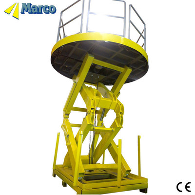 Beli Crane Warehouse Marco High Scissor Lift Table dengan Sertifikasi CE dan Guardrail pembuatan online
