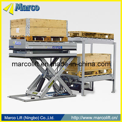 Купить Marco Pallet Handler Scissor Lift Table with CE Approved Weight Level Двигается неподвижно Производство в сети