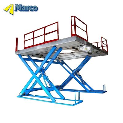 ซื้อ เครื่องยกอาคารแบบไฮดรอลิก Scissor Crane สําหรับการประกอบเทอร์ไบน์ Platform การทํางาน การผลิตออนไลน์