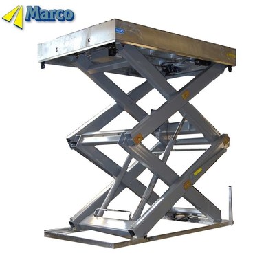 Beli 900mm Close Height Marco Vertikal Hydraulic Scissor Lift Platform Kerja untuk Stasioner pembuatan online