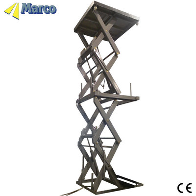 Beli Hidrolik Didorong Marco Medium Frame Gunting High Lift Table untuk aplikasi serbaguna pembuatan online