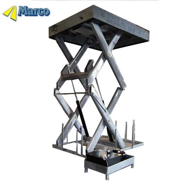 Beli Kapasitas Pengangkut Marco Tinggi Baik Lift Scissor Meja dengan Hydraulic Shot Bolts pembuatan online