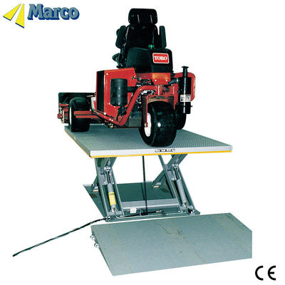 8 à 10 tonnes Marco chargement dock table à ciseaux haute capacité de poids et griffe personnalisable