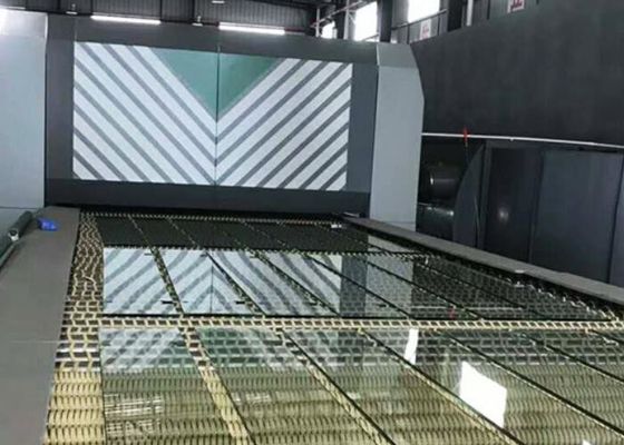 china Automobile Glass Tempering Line Tempered Glass Making Machine 1 Year Warranty for sale