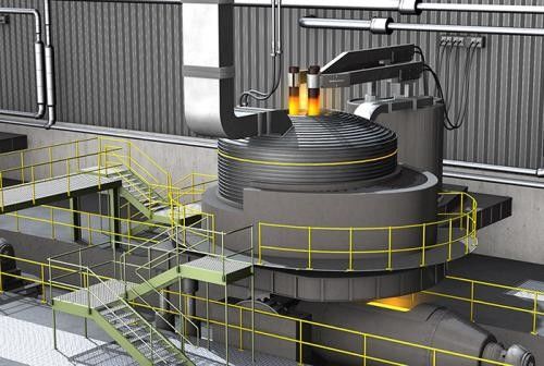 china Commercial Electric Plasma Arc Furnace Flexible Smelting Temperature With Water Cooled Roof for sale
