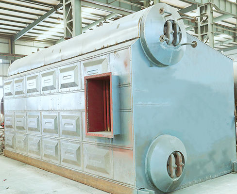 china Laboratory Natural Gas Steam Boiler 14MW 130℃ Blast Proof Door High Efficiency for sale